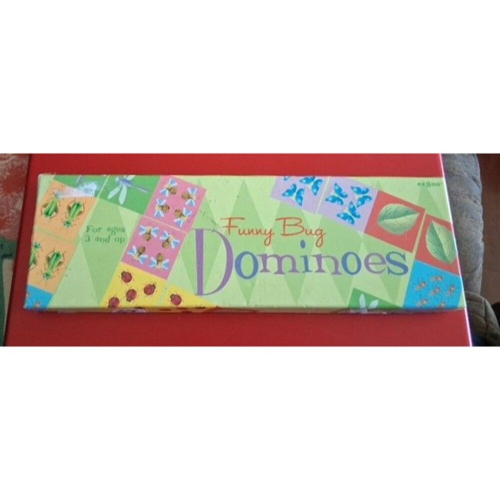Eeboo Fancy Bug Dominoes Complete 2014 Cute Toddler Preschool Kids